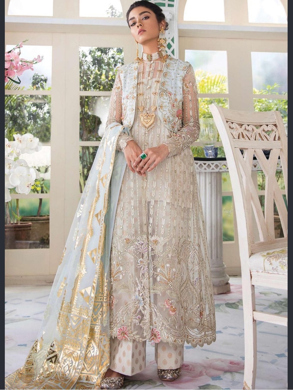 Suffuse Pakistani Shilwar Kameese Freesia dress